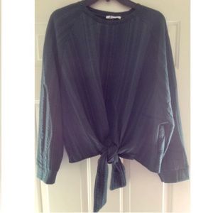 zara basic jacquard tee